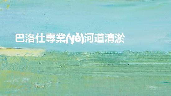 巴洛仕專業(yè)河道清淤設(shè)備租賃，高效環(huán)保首選！